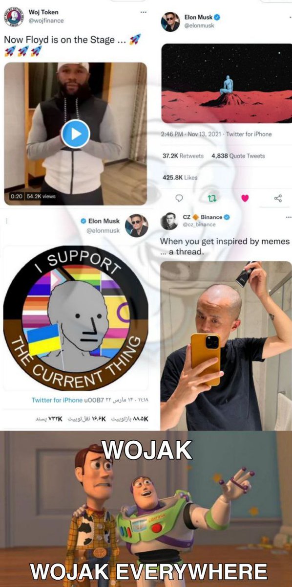 GangWoj's tweet photo. @CoinMarketCap Wojak is the flagship of humanitarian support
Wojak Finance Token Inspired from Meme Wojak.

#SafeCryptoInvestments
#wojakfinance  #wojak
#wojtoken #1000xgem
@wolfofwallst @wojfinance
@binance @cz_binanc
🤑🤑@elonmusk https://t.co/9yVzMLWem4 https://t.co/10qsdhz6DI
