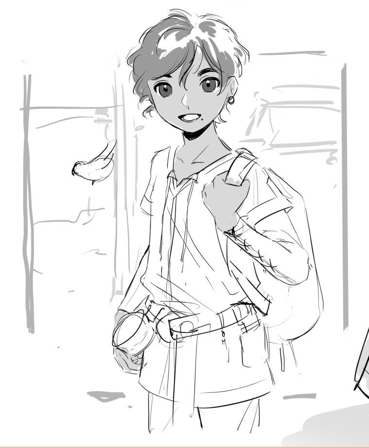 sketch of cutie boi 