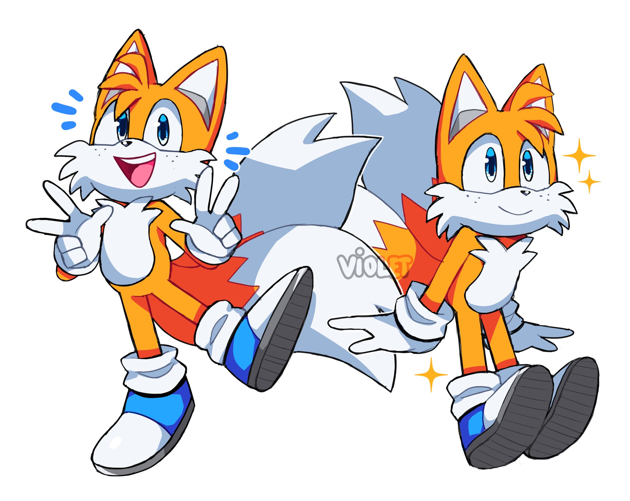 blue tails sonic