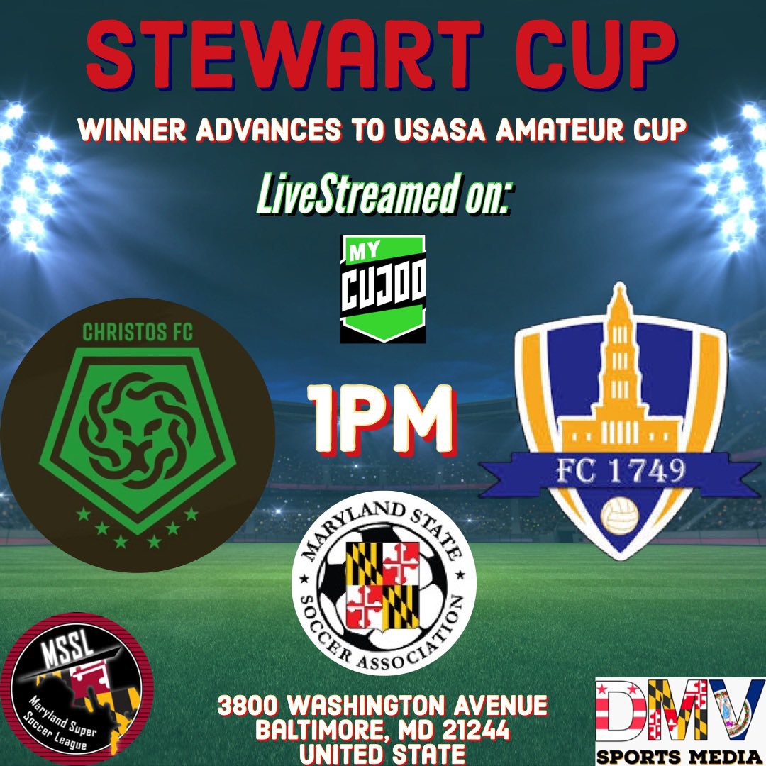 Watch FC 1749 vs. Christos FC LIVE - only on mycujoo! mycujoo.tv/view/event/cl0…

LIVESTREAM FOR TOMORROW!