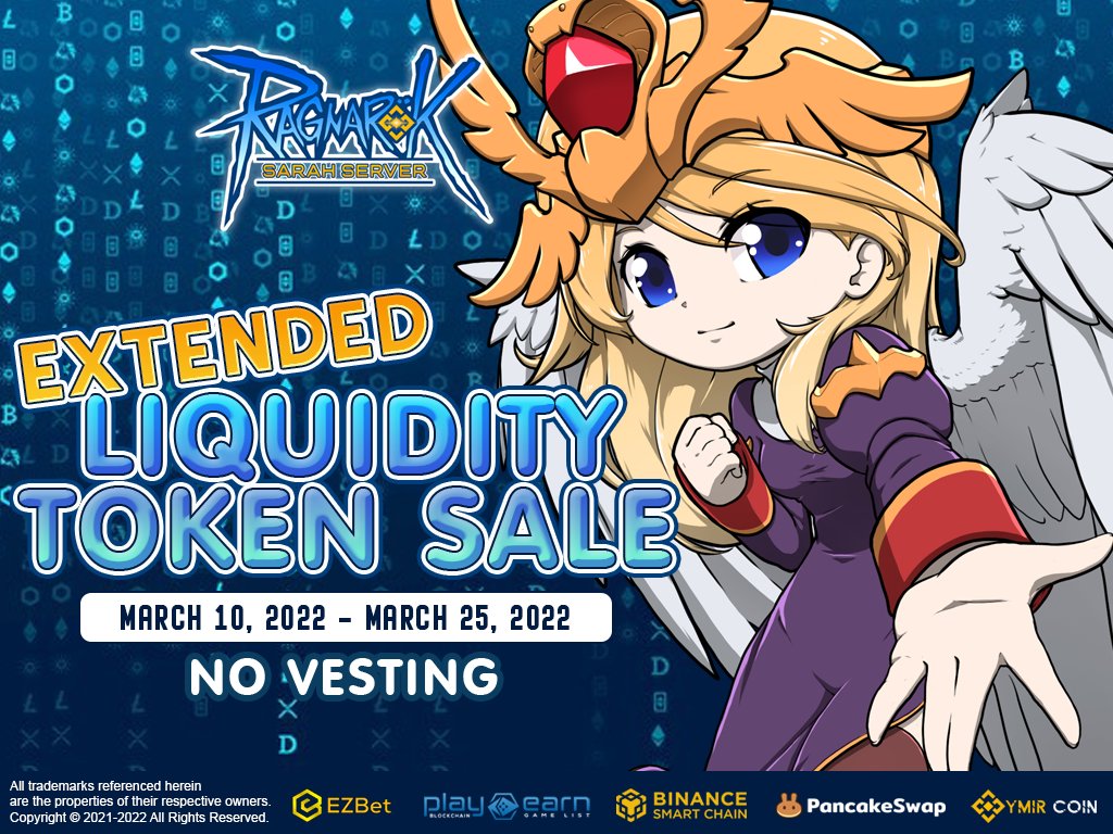 YmirCoin's tweet photo. Greetings Citizens of Midgard!

Token Sale for Liquidity has been extended until March 25, 2022.

Read more here: https://t.co/rcRru2bTyZ https://t.co/01gmwdlH9r