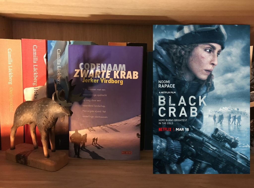 zwedenblog's tweet photo. De Zweedse film Svart Krabba - Black Crab gebaseerd op een boek van Jerker Virdborg uit 2002. Sinds afgelopen vrijdag te zien op #netflix met in de hoofdrol Noomi Rapace. https://t.co/AcIdJ95z4A #jerkervirdborg Noomi Rapace #film #svartkrabba #blackcrab https://t.co/U6MG3GYeEX