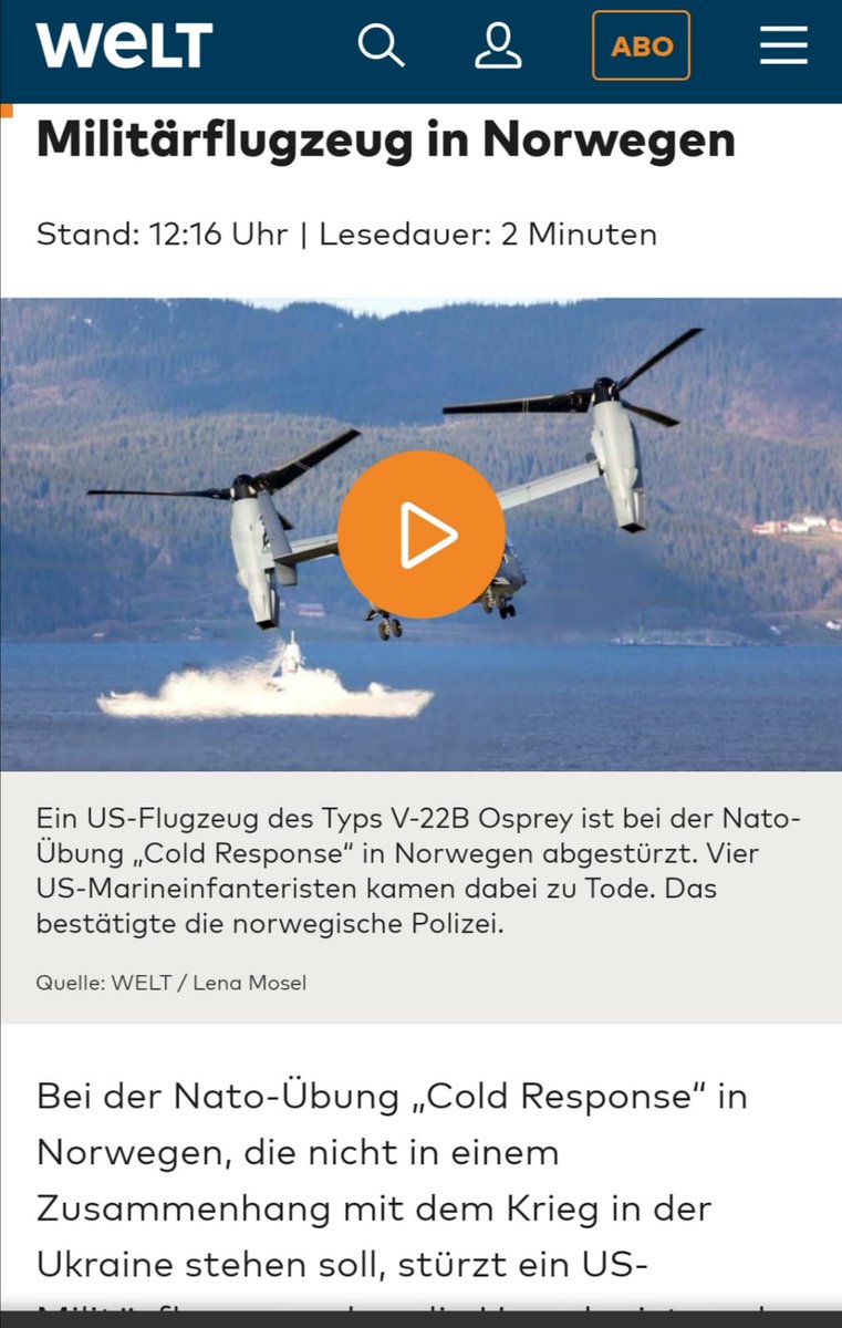 bossdechicos's tweet photo. NATOnun Norveç'te yaptığı tatbikatta bir askeri uçapın düşmesi sonucu dört amerikan askeri ölmüş. Norveç polisi haberi doğrulamış. 
Üzüldük mü?  
hayır! https://t.co/rrsw17p4P0
