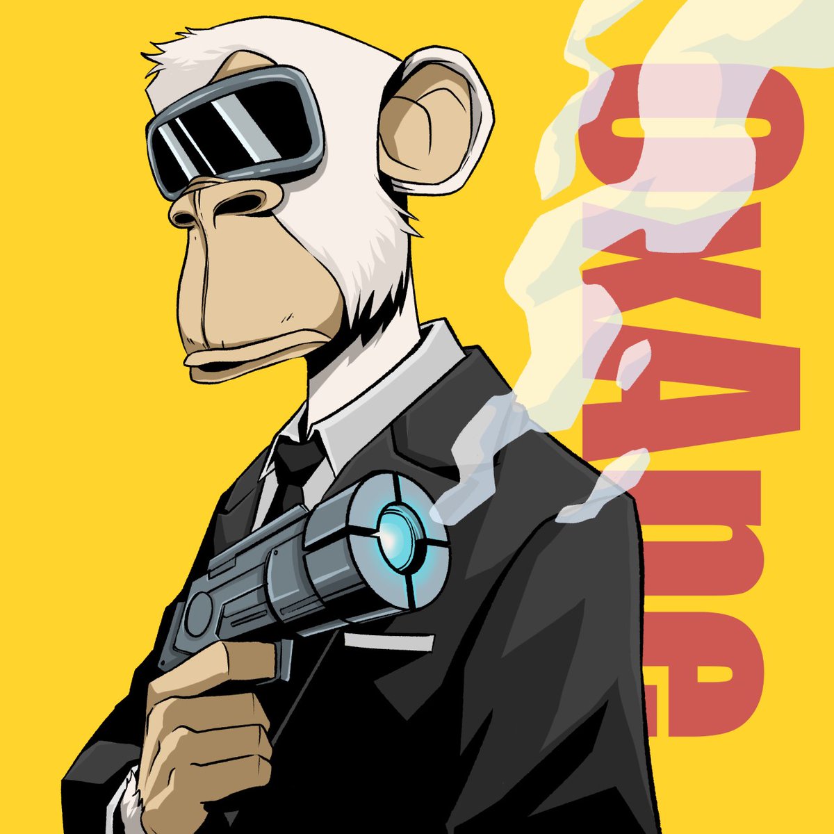 I commissioned @peeps026 to create this sick custom illustration of my forever #0xApe.  Super happy with the results....What do you think #YellowArmy?

#NewNFTProfilePic  #0xApes_NFT #0xApesTrilogy