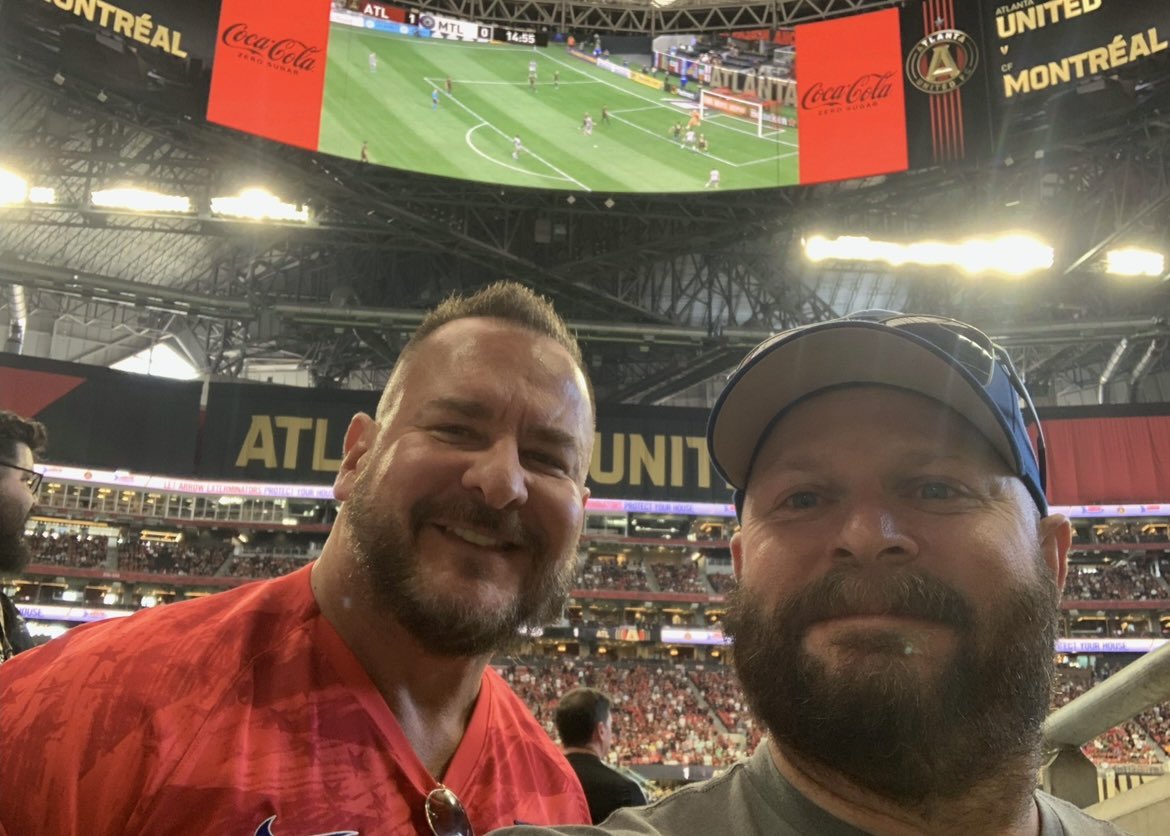 DocSampson13's tweet photo. Only way to attend @ATLUTD @MBStadium in #AMGCLUB  Pre-game/Half-Time/Post game. ⚽️ https://t.co/9NWzu3NKPo
