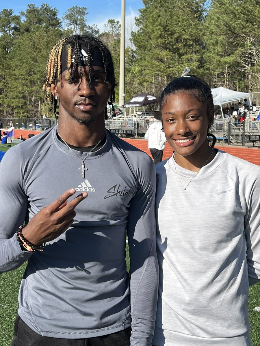 I was able to kill two birds with one stone!!! I was able to witness <a href="/ChristionBarker/">Christion</a> and my daughter <a href="/MadysonWilson5/">Madyson Wilson</a> win the 300H today 🔥🔥🔥