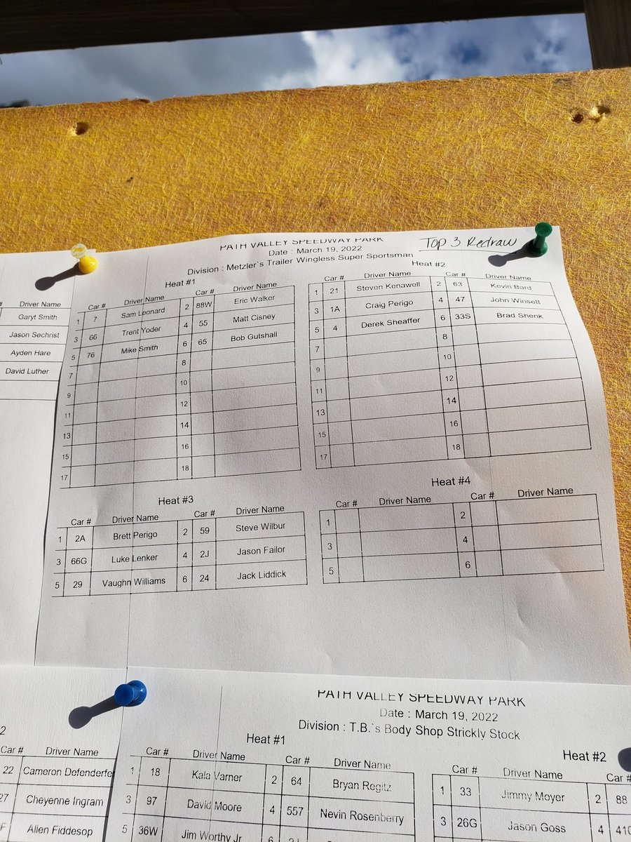 RacingTrent's tweet photo. After a quick storm, we are finally hitting the track for opening day @PVSpeedway.   Starting 3rd in heat 1 https://t.co/KZTm9q18ix