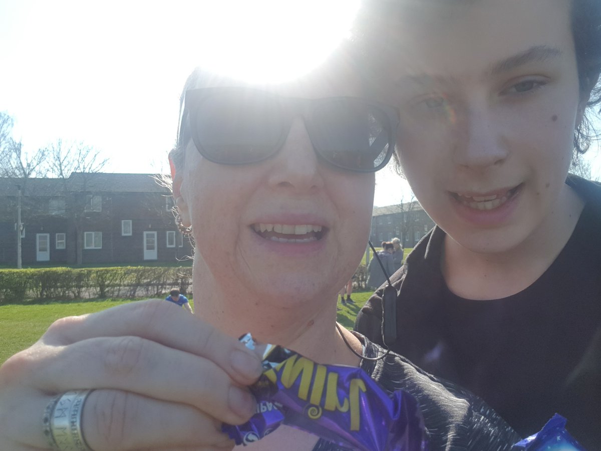 he1045's tweet photo. @cantersparkrun Thankyou @cantersparkrun the chocolate was much appreciated! See you next week for my 25th run! https://t.co/NGQ5mdpxp7