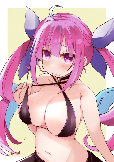 あくあちゃんに…シオンちゃんの水着を着てほしかっただけなんですほんとなんです #あくあーと 