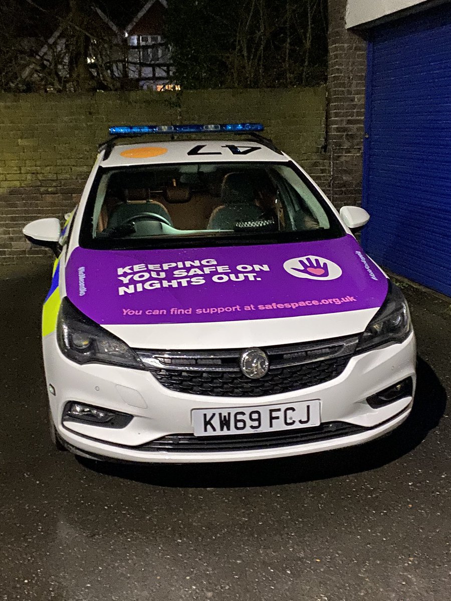 EA_269's tweet photo. Back out in the #WAVE car again tonight in #Hastings
We will be on again until 4am
There will be lots of licensing checks and checks on any vulnerability tonight.
#VAWG #Preven #Engagement https://t.co/VQkEmET9aR