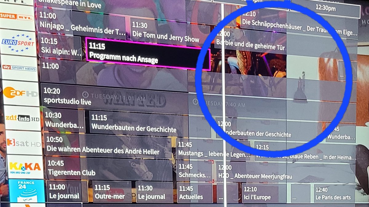Odcrt1's tweet photo. Damn TV guide channel in Paris. Why y'al have to le nap? https://t.co/7jCK4HDfzD
