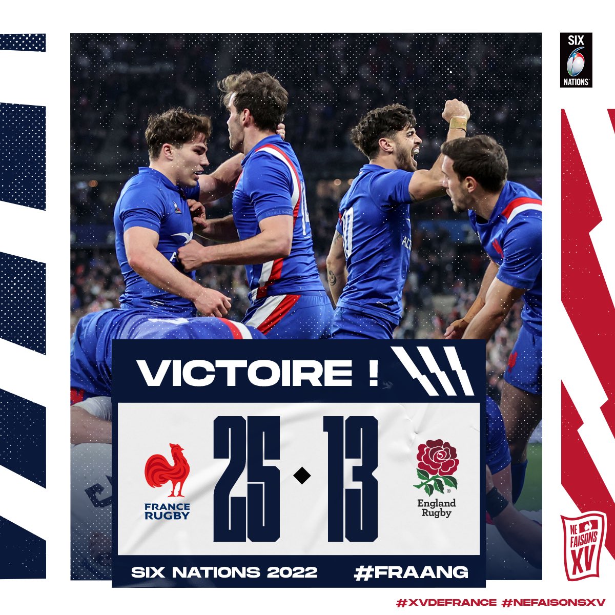 GuillaumeRozier's tweet photo. GRAND CHELEM !!! Bravo @FranceRugby 😍🔥🎉 https://t.co/eb0WPJoz8g