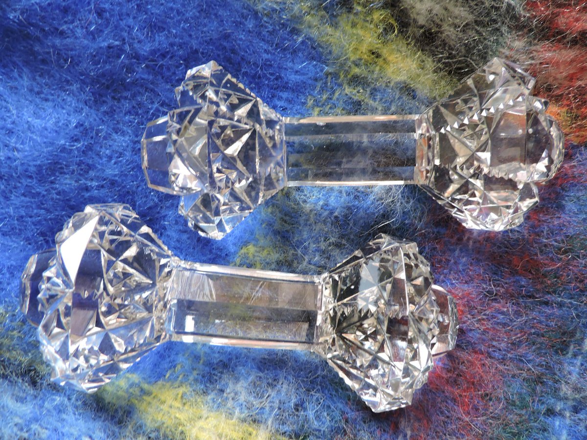 MariansEtsy's tweet image. Latest addition to my #etsy shop: Faceted Cut Crystal Knife Rest Large Vintage Set of Two Multi Design Crystal Utensil Rests Glass Dinnerware Table Accessory Dinner Tableware etsy.me/3wlSaaX #crystalkniferests #setoftwo #matchingkniferests #starcutpattern