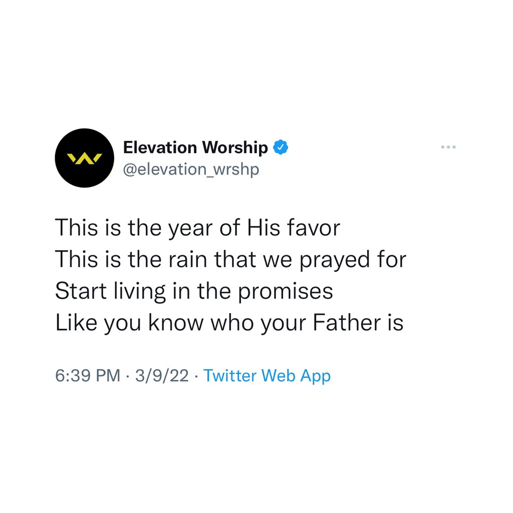 elevation_wrshp's tweet photo. Anyone else believing for this today?? https://t.co/zEvTjl4VmN