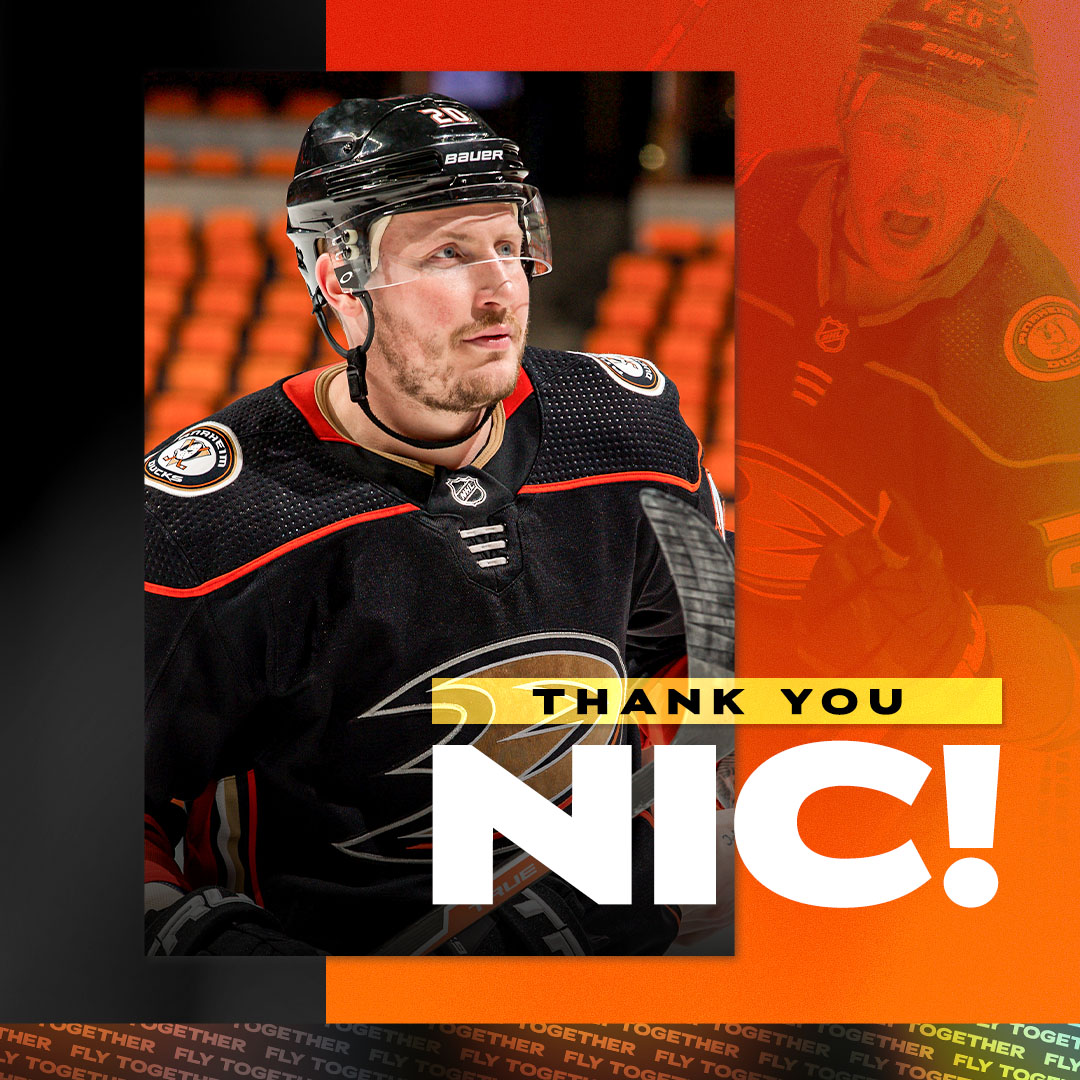 AnaheimDucks's tweet photo. A tough guy with a heart of gold. Thank you for your time with us, Des.

#FlyTogether https://t.co/KKN0UJcsrC