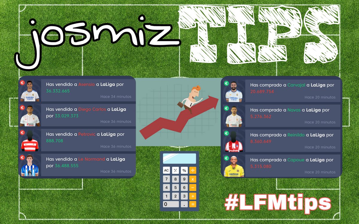 josmizfantasy's tweet photo. 📌 Llega un nuevo parón en @FantasyLaLiga y por lo tanto hora de especular. Desde #LFMtips pensamos que lo importante es llegar con 💶 para poder invertir y no hipotecarse con jugadores .... Abro 🧵con un par de consejos: https://t.co/idHjWhLdZV