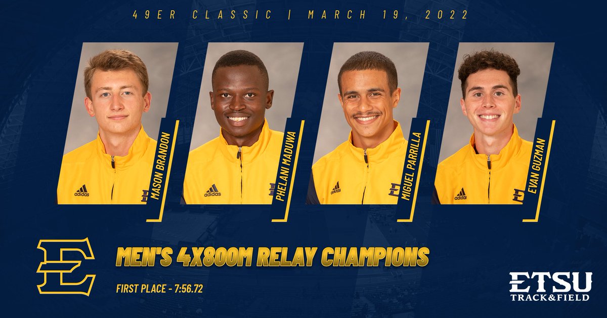 𝗛𝗼𝘄 𝗦𝘄𝗲𝗲𝗽 𝗜𝘁 𝗜𝘀!

The Buccaneer women and men sweep the 4x800m relays at the 49er Classic on Saturday afternoon! 

#ETSUTough