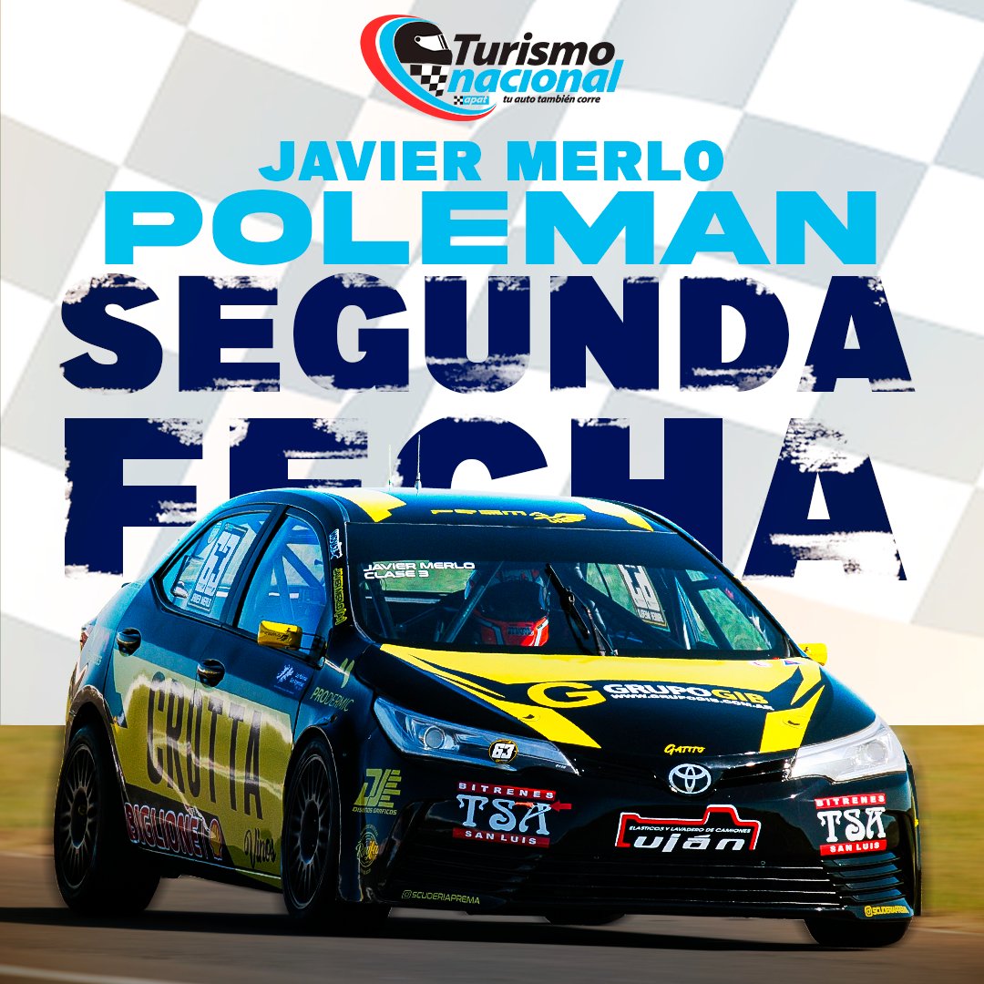 Un nuevo intento hacia su primera victoria.
👉 <a href="/MerloJavi/">Javier Merlo</a> es el poleman del #TNenParana