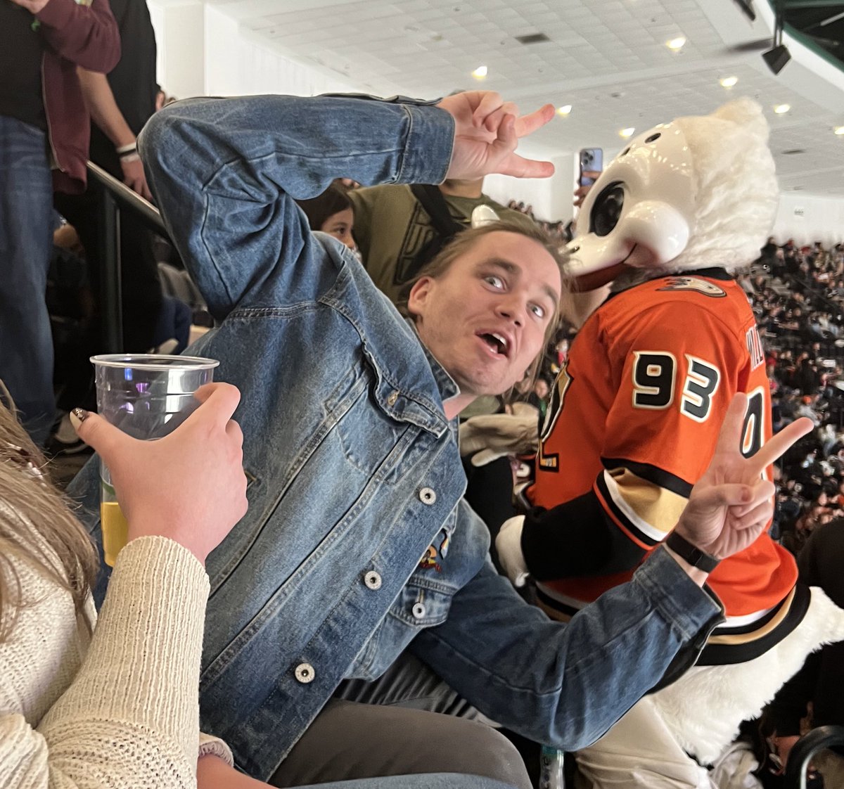 GarrettPyatt's tweet photo. The almighty Duck. Unreal. I didn’t even know how to react my first instinct was to knock ‘em out https://t.co/X3jWucMhYj