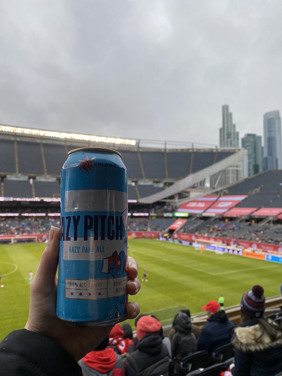 annieg4682's tweet photo. Back for a new @ChicagoFire season and a @RevBrewChicago Hazy Pitch https://t.co/pCPsiHnkdz