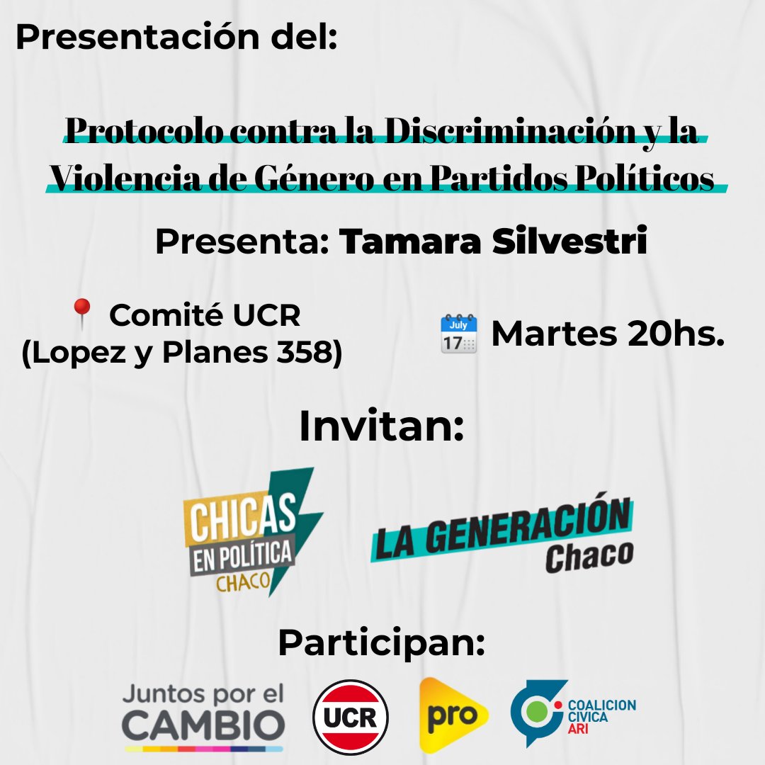 lgchaco's tweet photo. Tenemos una invitación para este Martes! 🤩 https://t.co/oxMuYip9W0