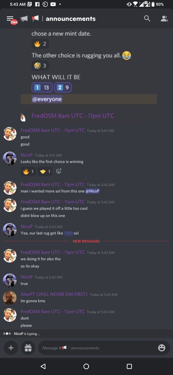 rndome's tweet photo. One of my mates, a community manager for Plasma Tools spent months building the community pre-mint, and the owners of the project just rugged. Please please please remember that this space isn't safe, there are always people looking to rug you, people WILL do anything for money https://t.co/cFnybhVjrd