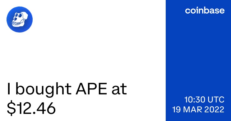 Just put my life savings into $APE so wheres the #apefollowape I always hear so much about