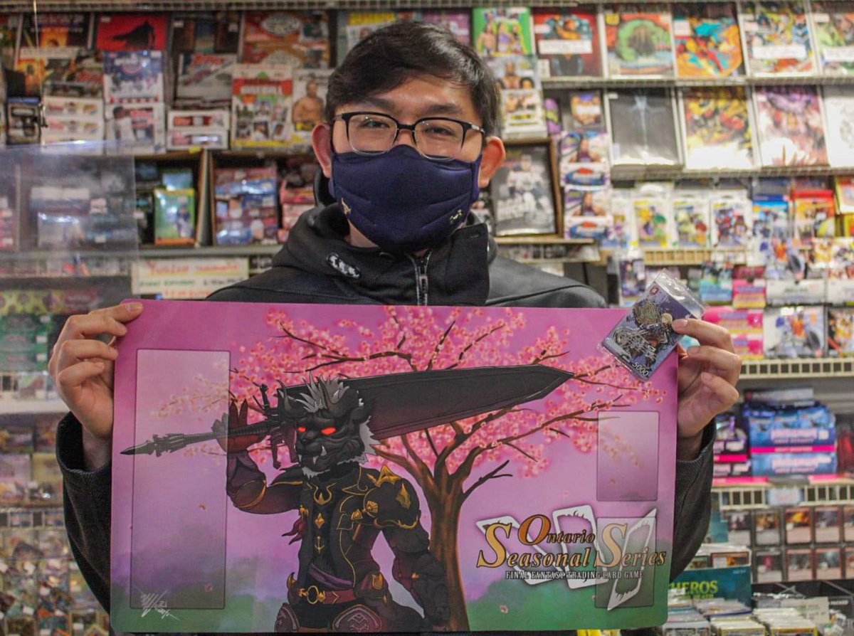 KtwnFFTCG's tweet photo. Top 3 for the OSSFFTCG spring tournament 1st) Anthony 2nd) Will and 3rd) Andy from Toronto.
Awesome job!
#fftcg
#ossfftcg
#kingston
#ontario
#canada
#actionpackedcomics
#prizes 
#tournament 
#TCG https://t.co/mciip9M2g2