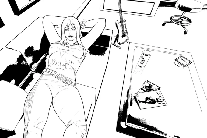 experimenting with using thresholds to expand my options for coloring pages

had my second vaccine dose recently and it's had me all messed up but wanting to get back to work soon 