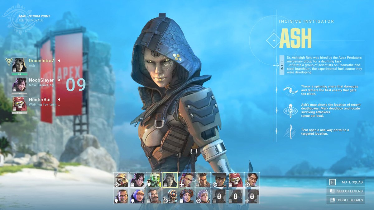 zilke_YouTube's tweet image. I have been begging apex legends developers for ages to change the select screen background every season, so every season can look fresh with a simple change like this
And a guy on Artstation did that, the game looks so incredible without the single color smoke background