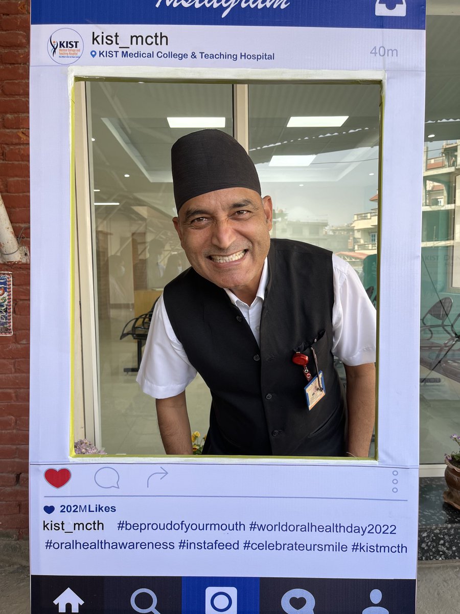 KISTMCTH's tweet photo. जनहितमा जारीः बिहान बेलुका खाना खाए पछि दांत माझौं। #WorldOralHealthDay https://t.co/ECxRbLkpox