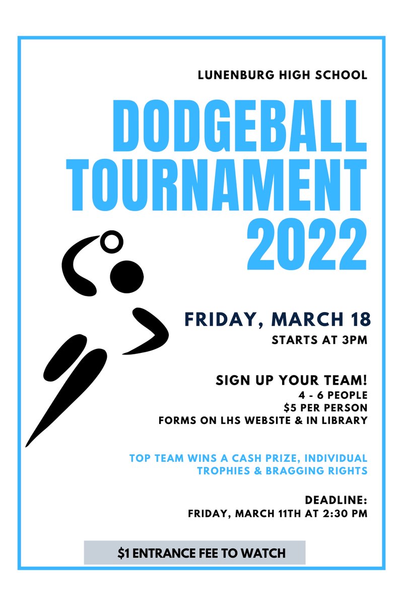 Thank you to everyone who participated in and supported the 2022 Dodgeball Tournament!
