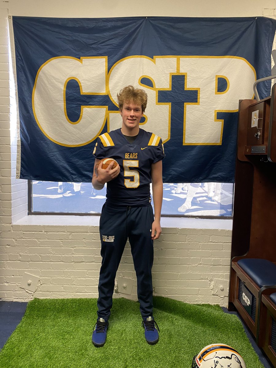 Thanks @CoachAdamKiefer and @CoachCurrierCSP for a great junior day visit!! It was awesome really liked the place!!