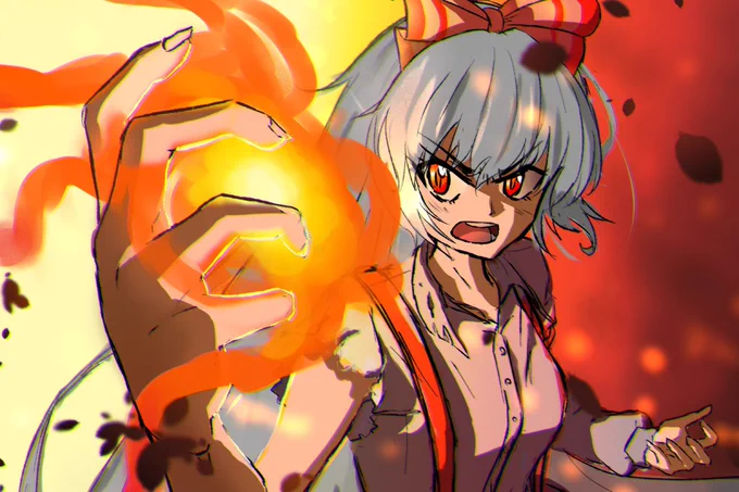 東方Projectから、もこたん 