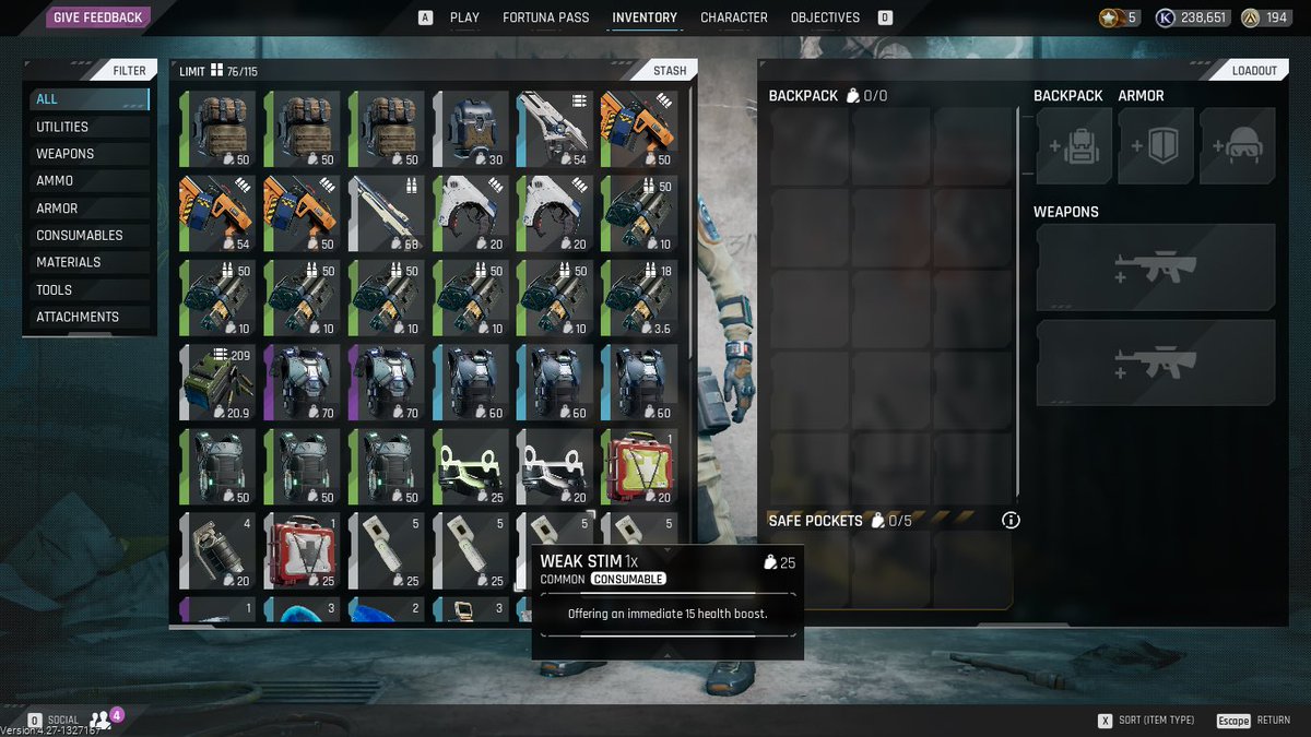 ExxxploringYou's tweet photo. Show your Stash! After 14 hours of grinding here’s what we have and we started at 4k 😎 What do you guys prioritize when farming?? @TheCycleGame @cycle_frontier https://t.co/XW0lg3UmUP