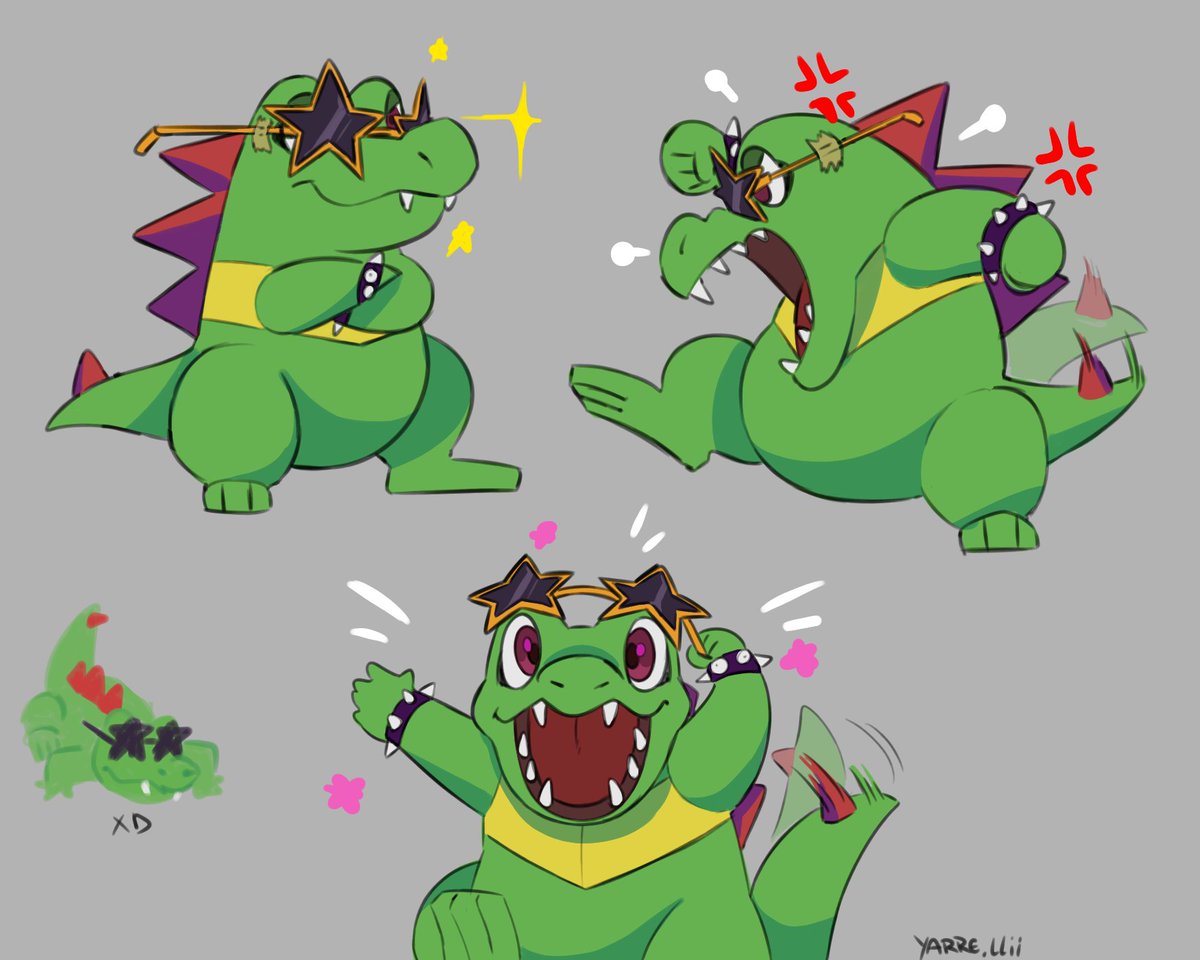 some quick demos of what i came up with while playing pokemon soul silver 💜🐊 #FNAF #montgomerygator #Pokemon #fnafsecuritybreach