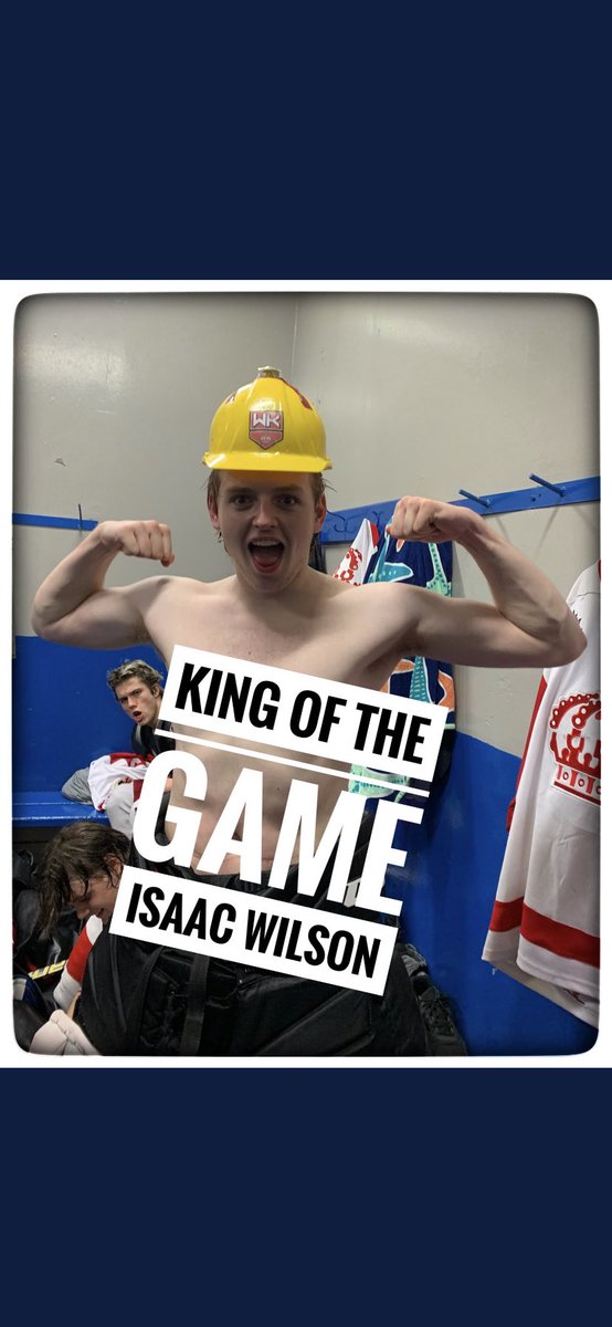 Whitewater Kings win Game 2 tonight with a score of 4-2 vs the Arnprior Packers at home in front of a packed arena!! Game 3 Monday night in Arnprior!   Hope to see you all there!!! King of the game: Isaac Wilson.