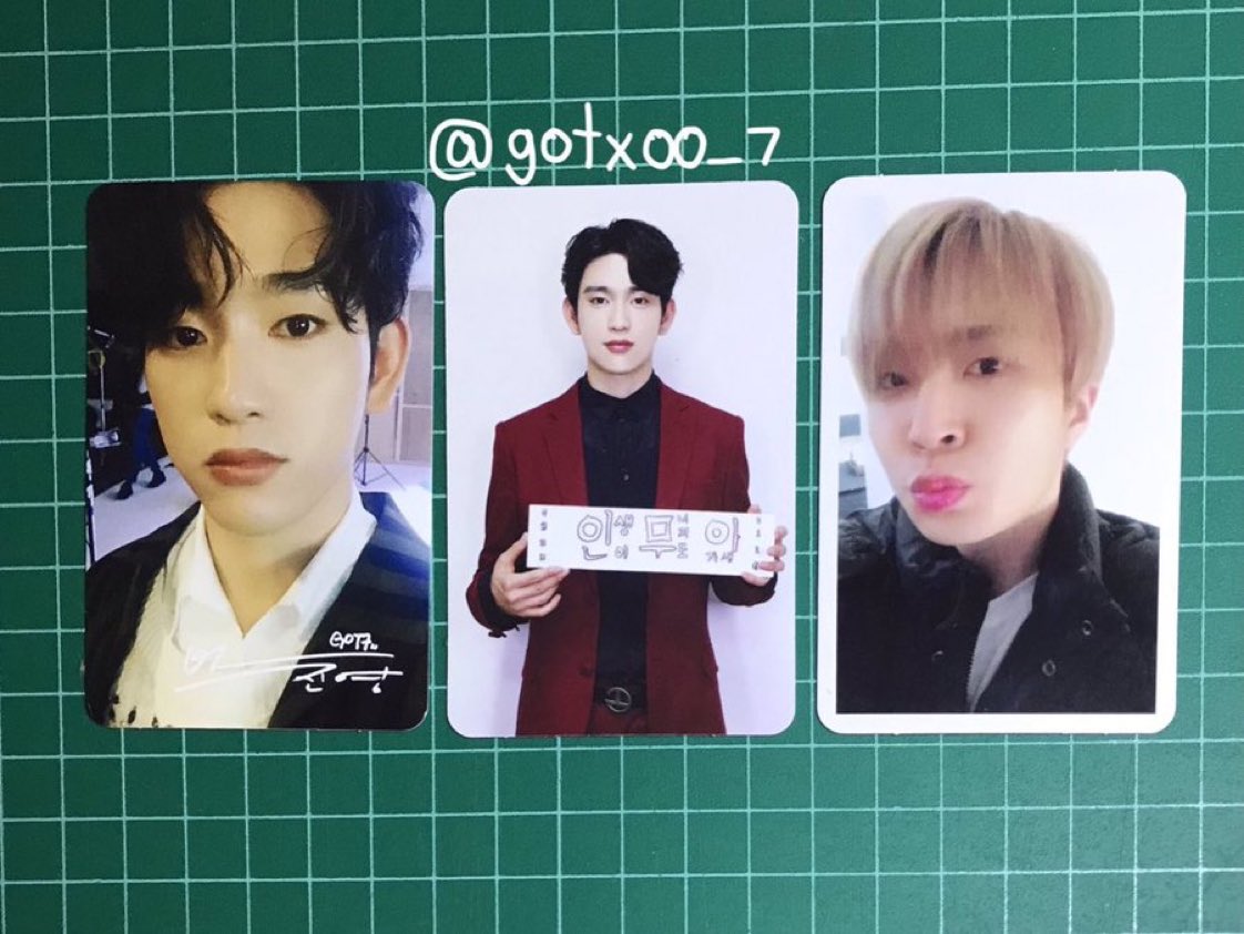 gotx00_7's tweet photo. ✅ การ์ดยองแจ 100.-
✅ การ์ดจินยอง ใบละ 120.-

❌ไม่มีตำหนิ
📮ทุกใบราคารวมส่งลทบ

ทักมาสอบถามขอดูเพิ่มได้เลย
#ตลาดนัดอากาเซ่ #ตลาดนัดgot7 หา https://t.co/uFNirNR35W