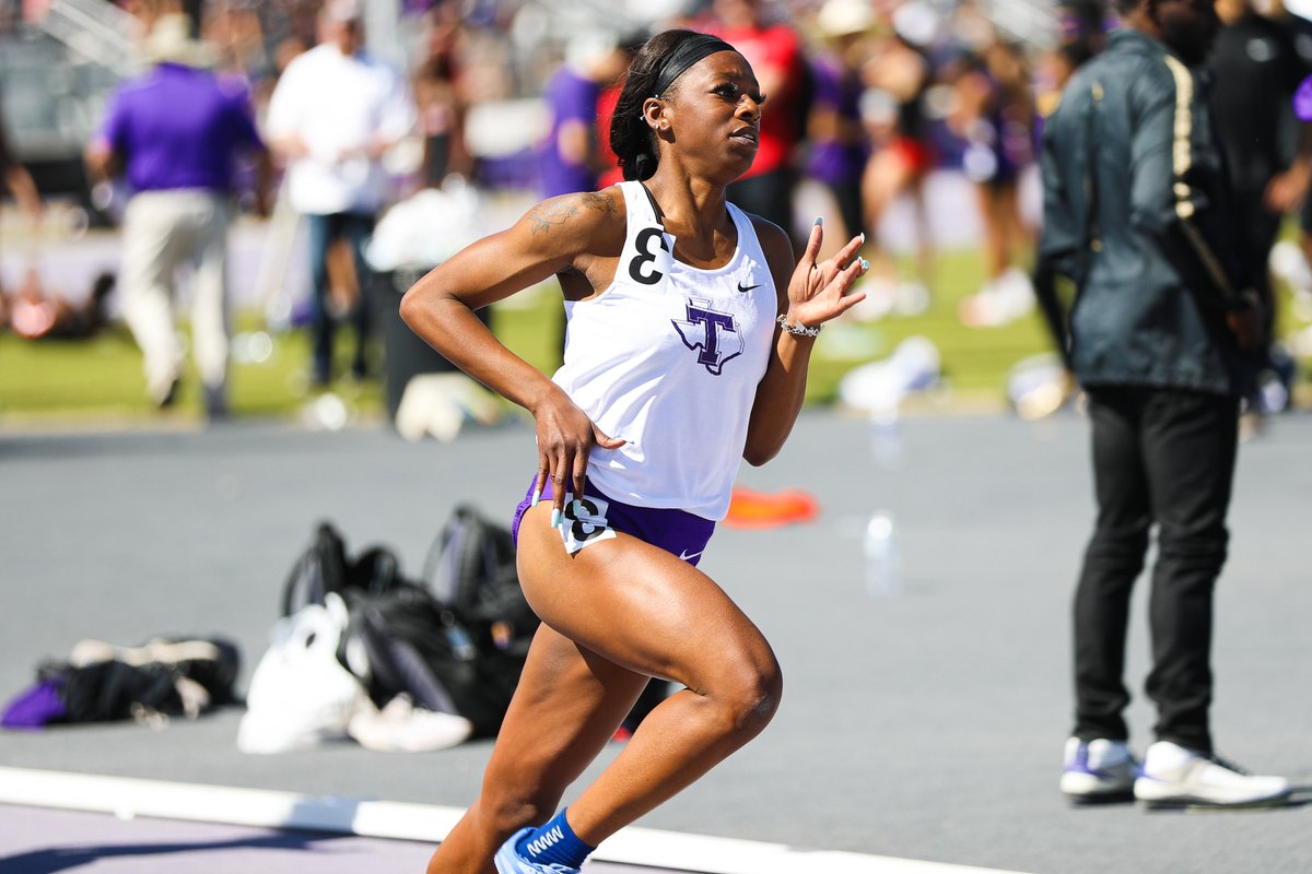 TarletonXCTrack's tweet photo. Season PR for Jordan Anglin and a lifetime PR for Alessa King in the 400m this afternoon at ACU 👏

8️⃣ Anglin | 56.78 seconds
🔟 King | 57.72 seconds

#TexanNation https://t.co/st9dK3MXcR