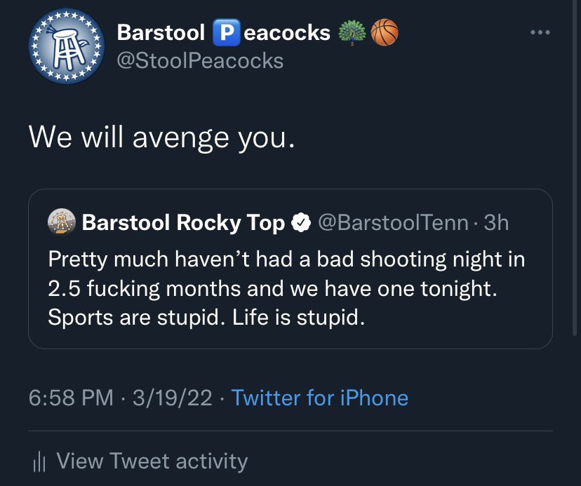 Stool Peacocks tweet media