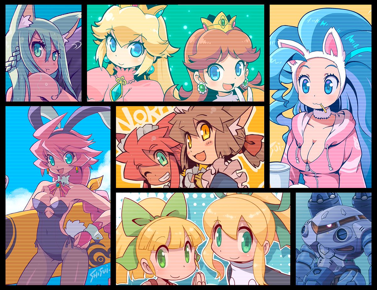 SHISUI101's tweet image. 今までのイラスト＆らくがきなどのまとめ絵をmin.tに移行しましたー！　たまに漏れてる絵があったりするので、気が付いたら追加しておきます。
min.togetter.com/id/SHISUI101