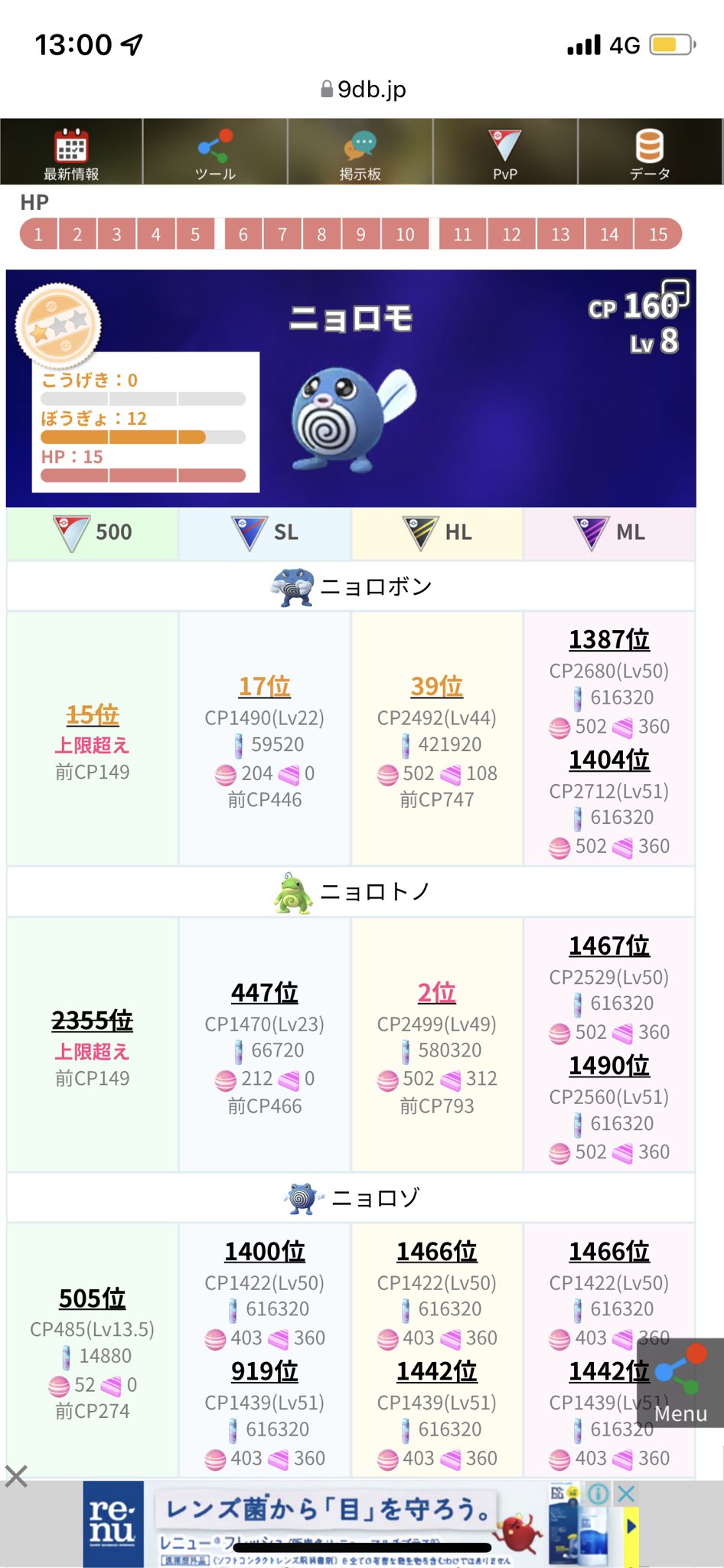 Ff J 迷う ボンか殿 ポケモンgo シャドウ ニョロボン ニョロトノ T Co Smhmarj9w8 Twitter