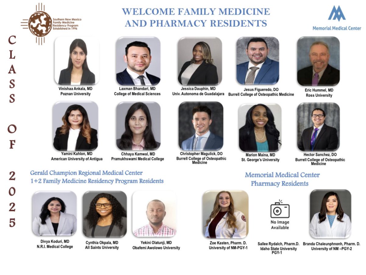 snmfmrp's tweet photo. Congratulations to the class of 2025 Family Medicine &amp; Pharmacy Residents! 🎉🥳 https://t.co/S255b7g7yR