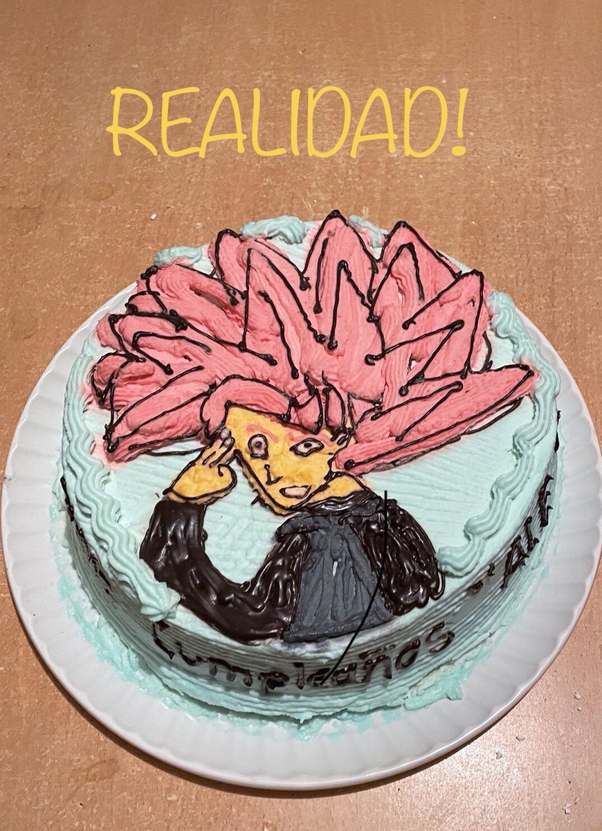 CARMENALBANES's tweet photo. PEDÍ UN GOKÚ BLACK EN SUPER SAIYAJIN ROSÉ PARA EL PASTEL DE MI HIJO Y ME ENTREGARON ÉSTO...
#Vivaldi 🤦🏻‍♀️🤣 https://t.co/KbcS4x3PUh