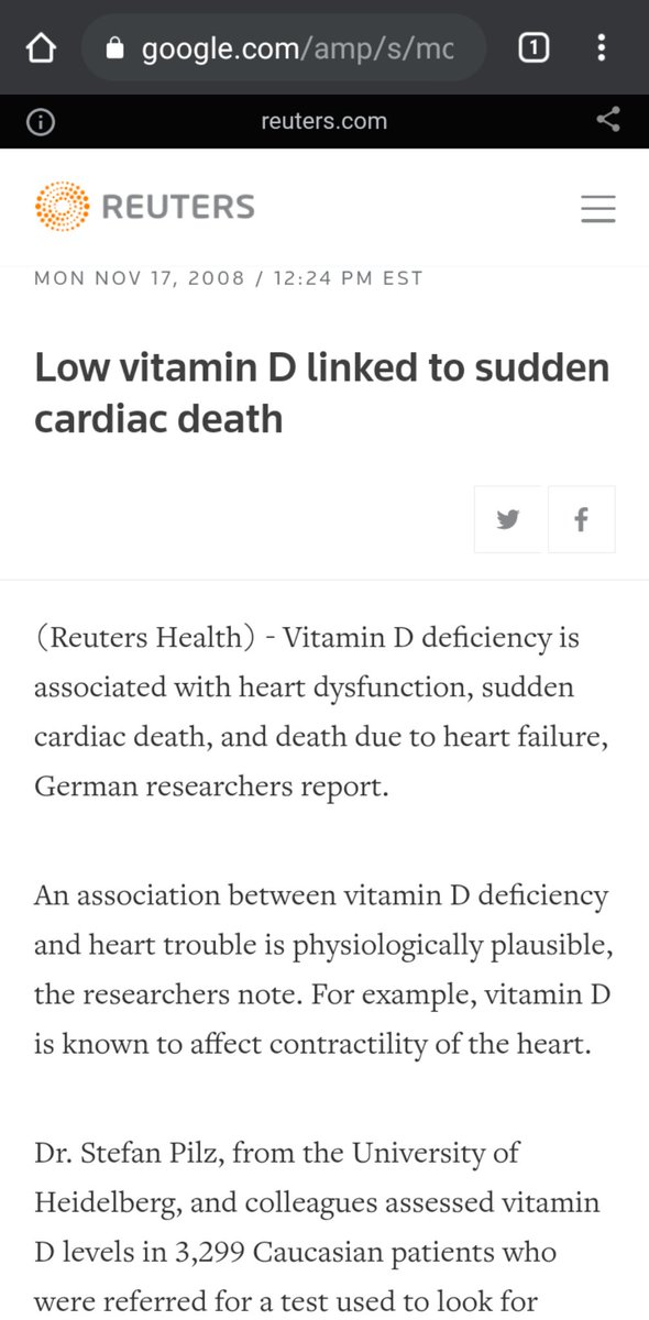 Why more young people are dying of heart attack ? The only solution is vitamin D supplementation. 

Special Issue 