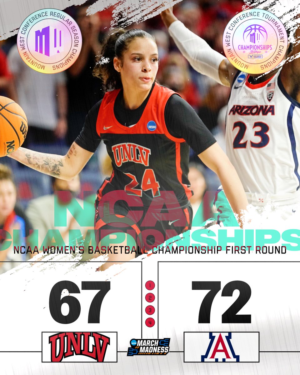 UNLVLadyRebels's tweet photo. The #LadyRebels' stellar season ends with 26 wins, the most since 2004, and their first #MarchMadness appearance since 2002. 

There's a new standard at UNLV. #BEaREBEL https://t.co/GHNAoMPLy5