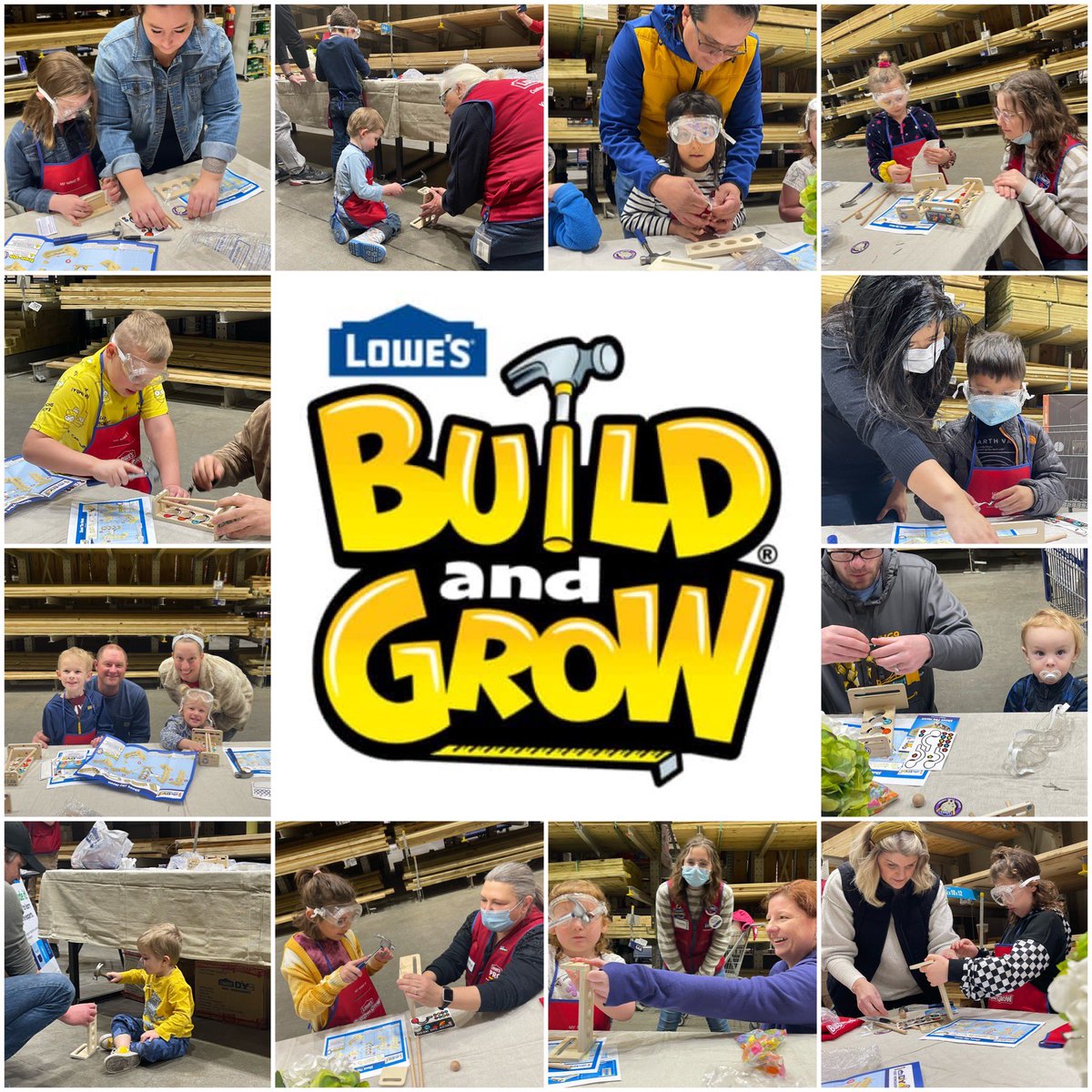 Super excited to finally have our Build &amp; Grow clinics back up and running in the stores!  Huge turnout and shout out to our team at 554 for being such great instructors today! #BuildandGrow   @lowes <a href="/BlueTeam_R21/">Lowe’s Region 21</a> <a href="/shanejthompson/">Shane Thompson</a> @NXeloures27