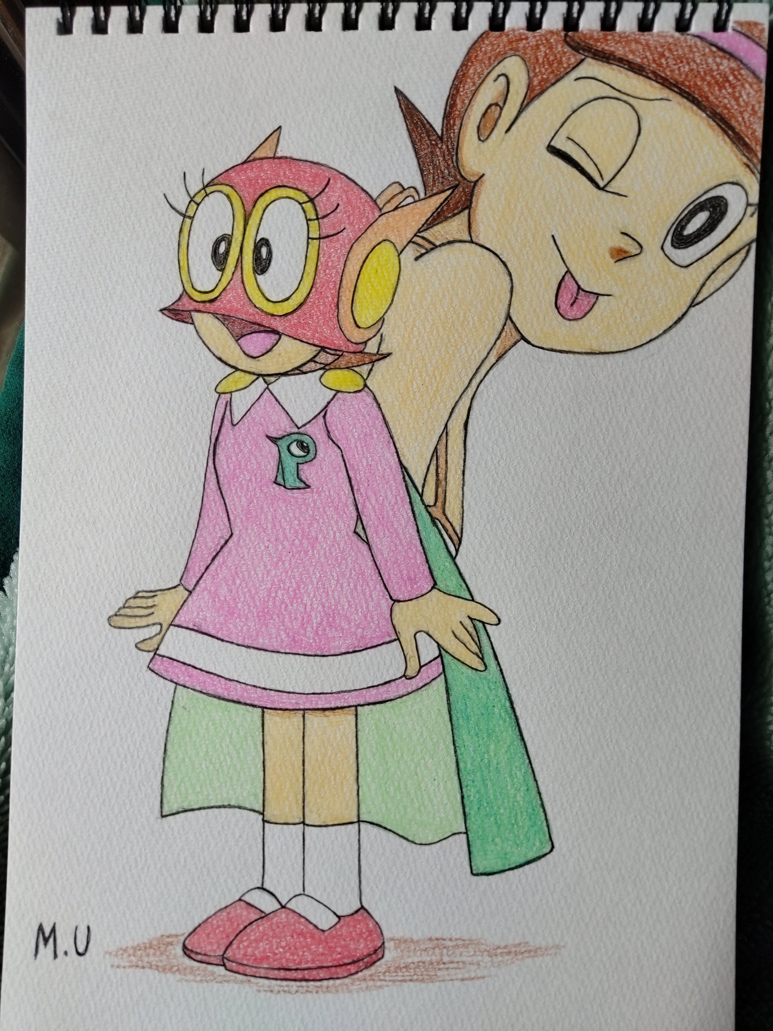 マサ パーマン パーマン3号 パー子 星野スミレ 色鉛筆で描いてみた 懐かしすぎるキャラです パーマン パーマン3号 パー子 星野スミレ 色鉛筆イラスト 鉛筆画 模写 アニメキャラ 藤子不二雄 イラスト 漫画 イラスト好きな人と繋がりたい