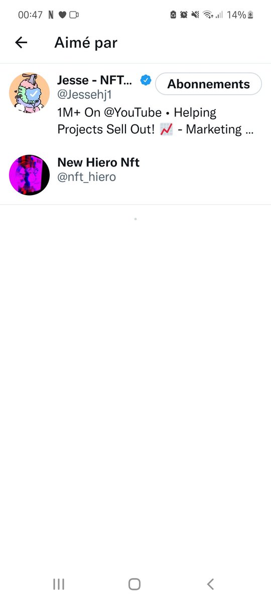 nft_hiero's tweet photo. Merci daitre reconnu par les plus grands dans les nft @Jessehj1 https://t.co/GXSNWQv8qz
