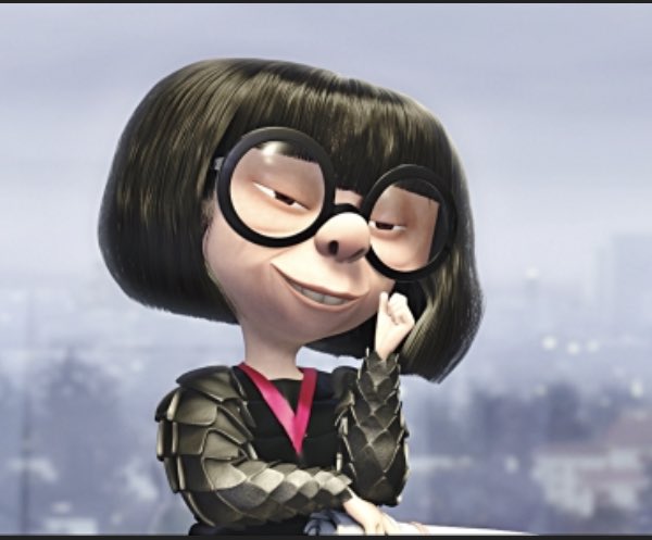 JRWaits's tweet image. JUWAN HOWARD'S WIFE LOOKS LIKE EDNA FROM INCREDIBLES.